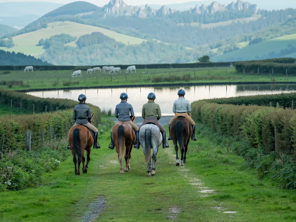 Balade à cheval en Isère, autour de La Chapelle-de-la-Tour