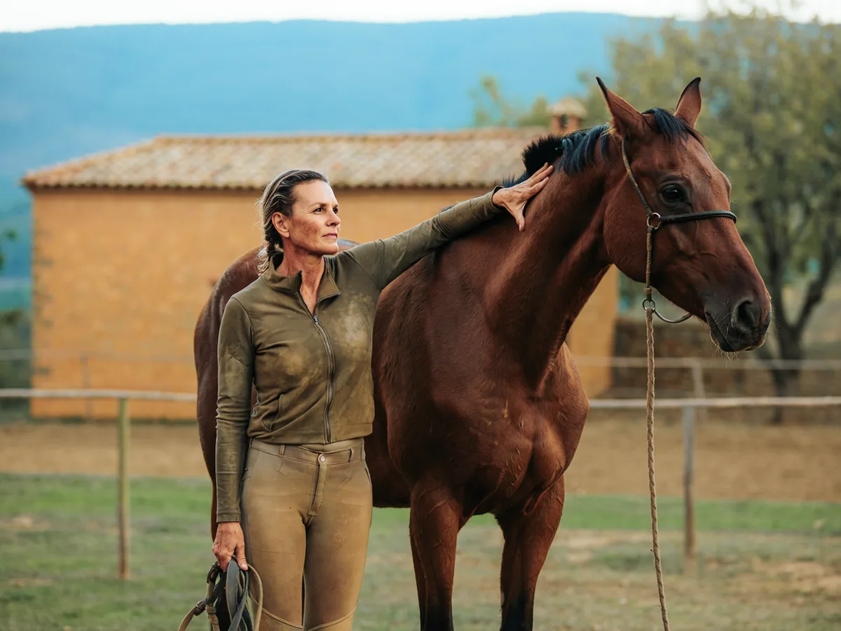 Cours d'équitation à La Chapelle-de-la-Tour, Isère